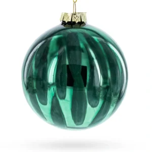 Vibrant Green Oblong - Blown Glass Christmas Ornament - CaringForTots - Professional Baby and Children's Products | Caring for Growth, Caring for Every Moment* Christmas Tree Ornaments