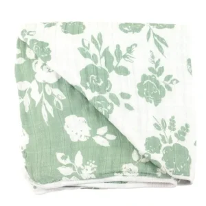 Vintage Floral + Modern Floral Premium Cotton Snuggle Blanket - CaringForTots - Professional Baby and Children's Products | Caring for Growth, Caring for Every Moment* Baby Blankets