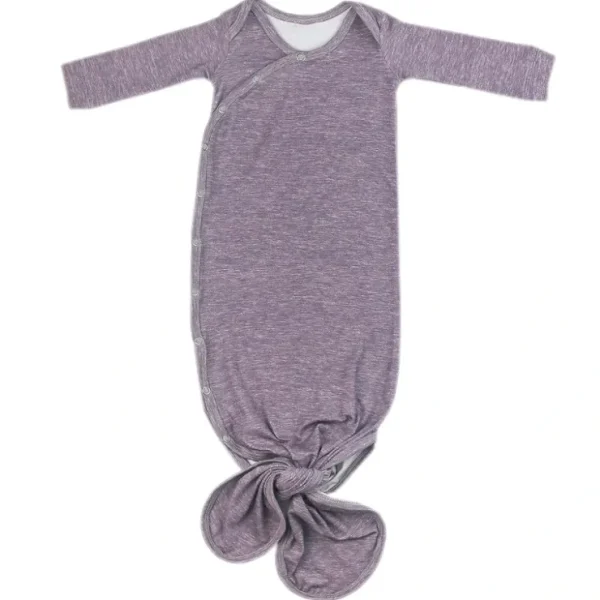 Violet Knotted Gown - CaringForTots - Professional Baby and Children's Products | Caring for Growth, Caring for Every Moment* Clothing