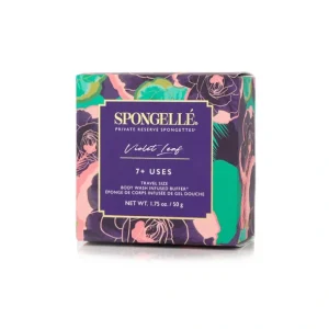 Violet Leaf | Spongette - CaringForTots - Professional Baby and Children's Products | Caring for Growth, Caring for Every Moment* Body Wash Infused Buffer