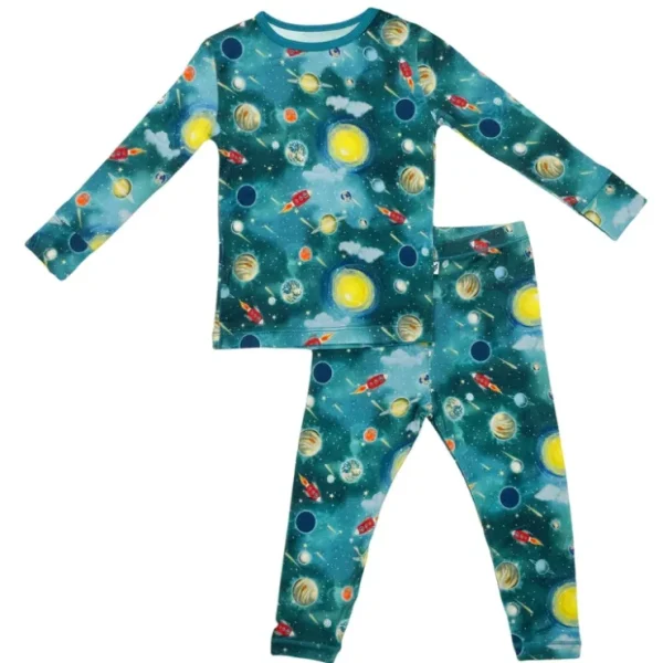 Vroom To The Planets Long Sleeve Pajama Set (2t-12y) - CaringForTots - Professional Baby and Children's Products | Caring for Growth, Caring for Every Moment* Pajamas - Long Set
