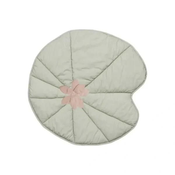 Washable Play Mat Water Lily Olive - Fantasy Garden - CaringForTots - Professional Baby and Children's Products | Caring for Growth, Caring for Every Moment* Play Mats