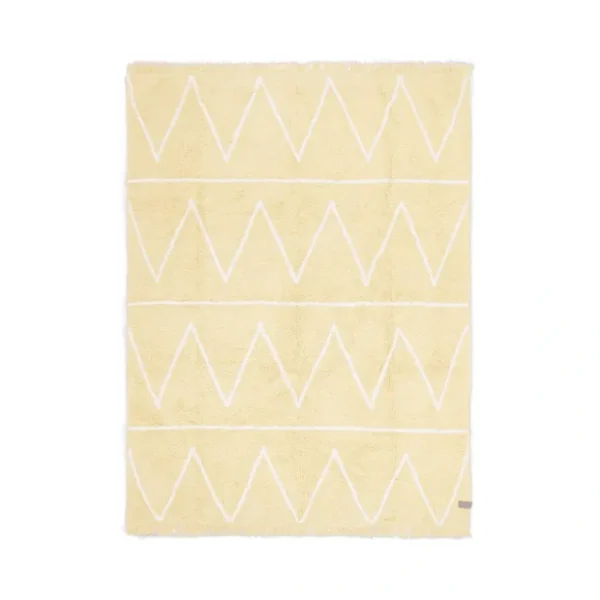 Washable Rug Hippy Yellow - Hippy - CaringForTots - Professional Baby and Children's Products | Caring for Growth, Caring for Every Moment* Cotton Rugs