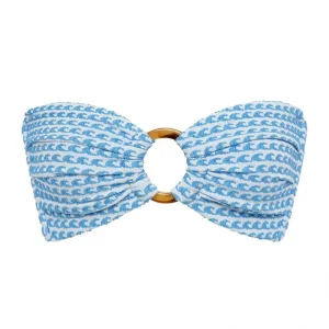 Wave Repeat Tori Ties Bandeau Bikini Top - CaringForTots - Professional Baby and Children's Products | Caring for Growth, Caring for Every Moment* Bikinis