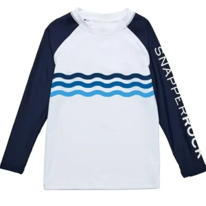 Wave Stripe Ls Rash Top - CaringForTots - Professional Baby and Children's Products | Caring for Growth, Caring for Every Moment* All Products