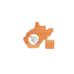 West Virginia State Wooden Baby Rattle - CaringForTots - Professional Baby and Children's Products | Caring for Growth, Caring for Every Moment* Rattles