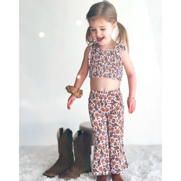 Western Dreamzzz Dream Smocked Flare Set - CaringForTots - Professional Baby and Children's Products | Caring for Growth, Caring for Every Moment* The Dream Smocked Flare Set