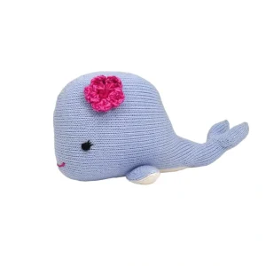 Whale With Flower - CaringForTots - Professional Baby and Children's Products | Caring for Growth, Caring for Every Moment* Toy