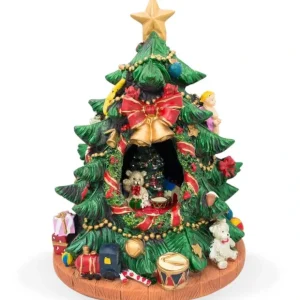 Whirling Melody Tabletop Tree: Spinning Musical Christmas Tree Figurine - CaringForTots - Professional Baby and Children's Products | Caring for Growth, Caring for Every Moment* Christmas Trees