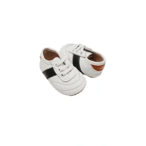 White And Black Love Bug Sneaker - CaringForTots - Professional Baby and Children's Products | Caring for Growth, Caring for Every Moment* Sneakers