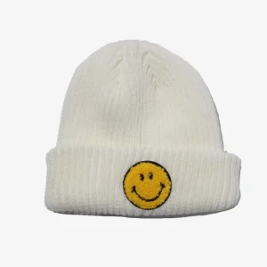 Clothing | White Smile Beanie - CaringForTots - Professional Baby and Children's Products | Caring for Growth, Caring for Every Moment
