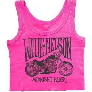 Clothing | Willie Nelson Not-Quite Crop Tank - CaringForTots - Professional Baby and Children's Products | Caring for Growth, Caring for Every Moment