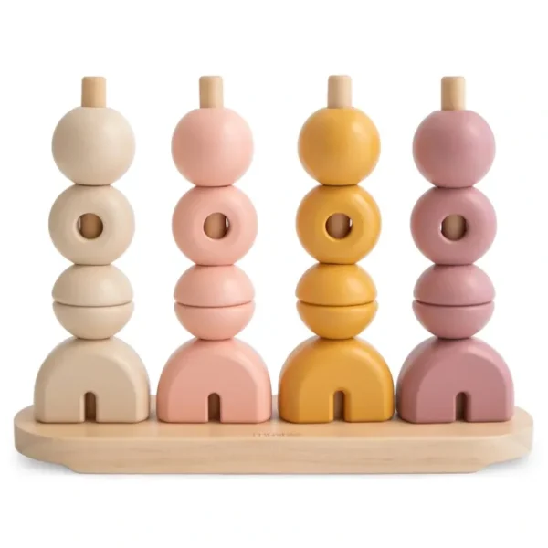 Clothing | Wooden Multi Shape Stacker - CaringForTots - Professional Baby and Children's Products | Caring for Growth, Caring for Every Moment