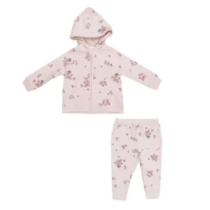 Clothing | Woodsorrel French Terry Hoodie Jogger Set - CaringForTots - Professional Baby and Children's Products | Caring for Growth, Caring for Every Moment