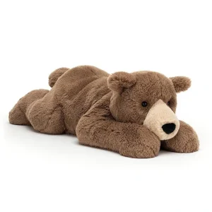 Toys | Woody Bear Lying Pose - CaringForTots - Professional Baby and Children's Products | Caring for Growth, Caring for Every Moment