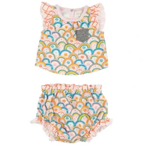 Clothing | Yasi Miette Set Double Rainbow - CaringForTots - Professional Baby and Children's Products | Caring for Growth, Caring for Every Moment